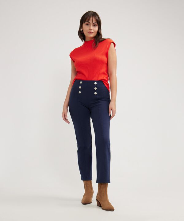 Leggins Flare Con Botones image number null