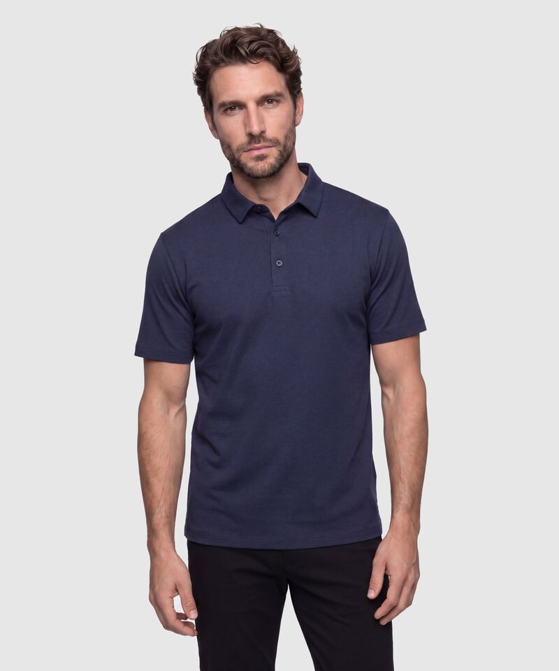 Polo Unicolor Regular Para Hombre