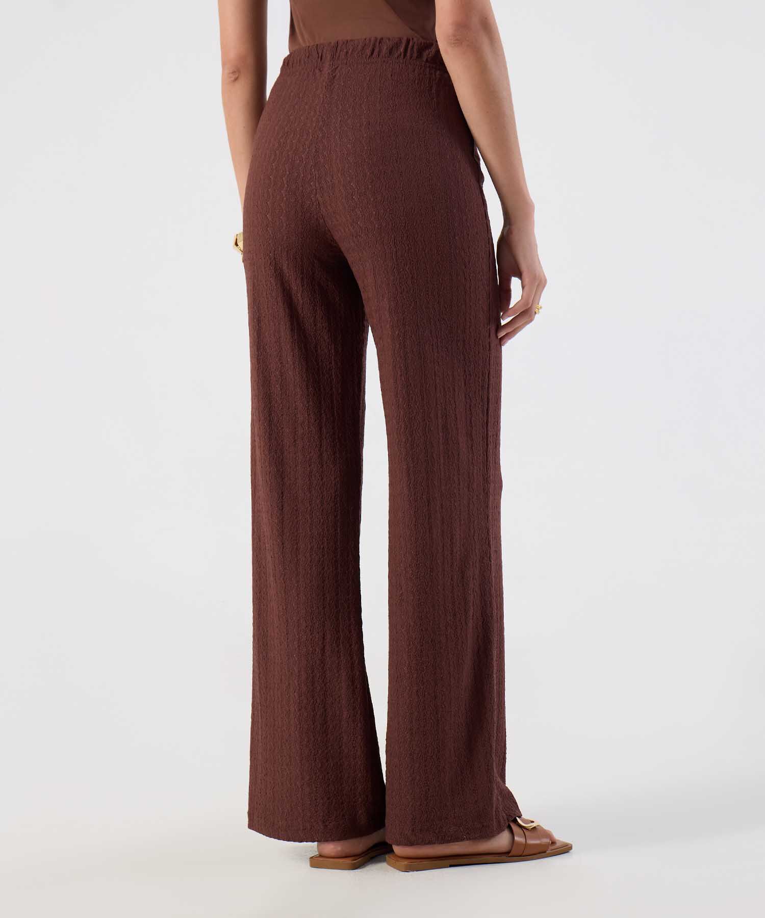 Pantal&oacute;n Tejido Amplio C&oacute;modo Para Mujer