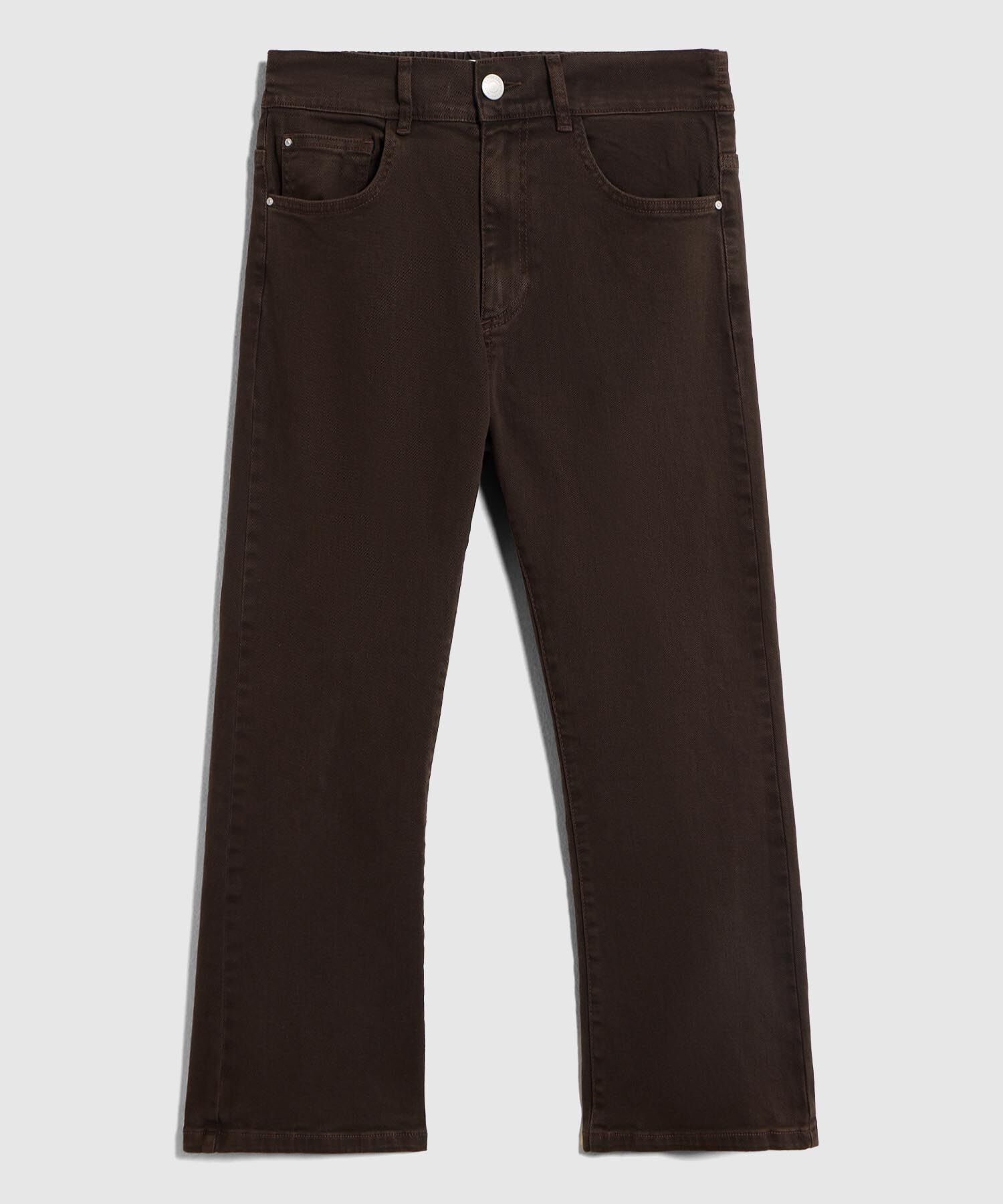 Jeans CropFlare Tiro Alto para Mujer Curvy