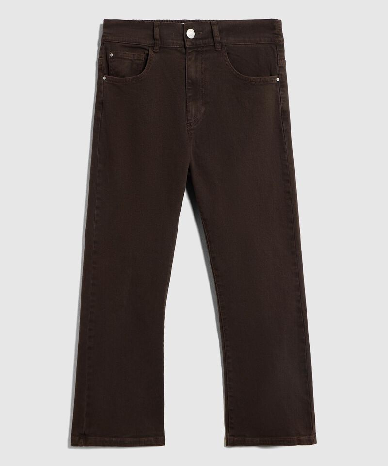 Jeans CropFlare Tiro Alto para Mujer Curvy