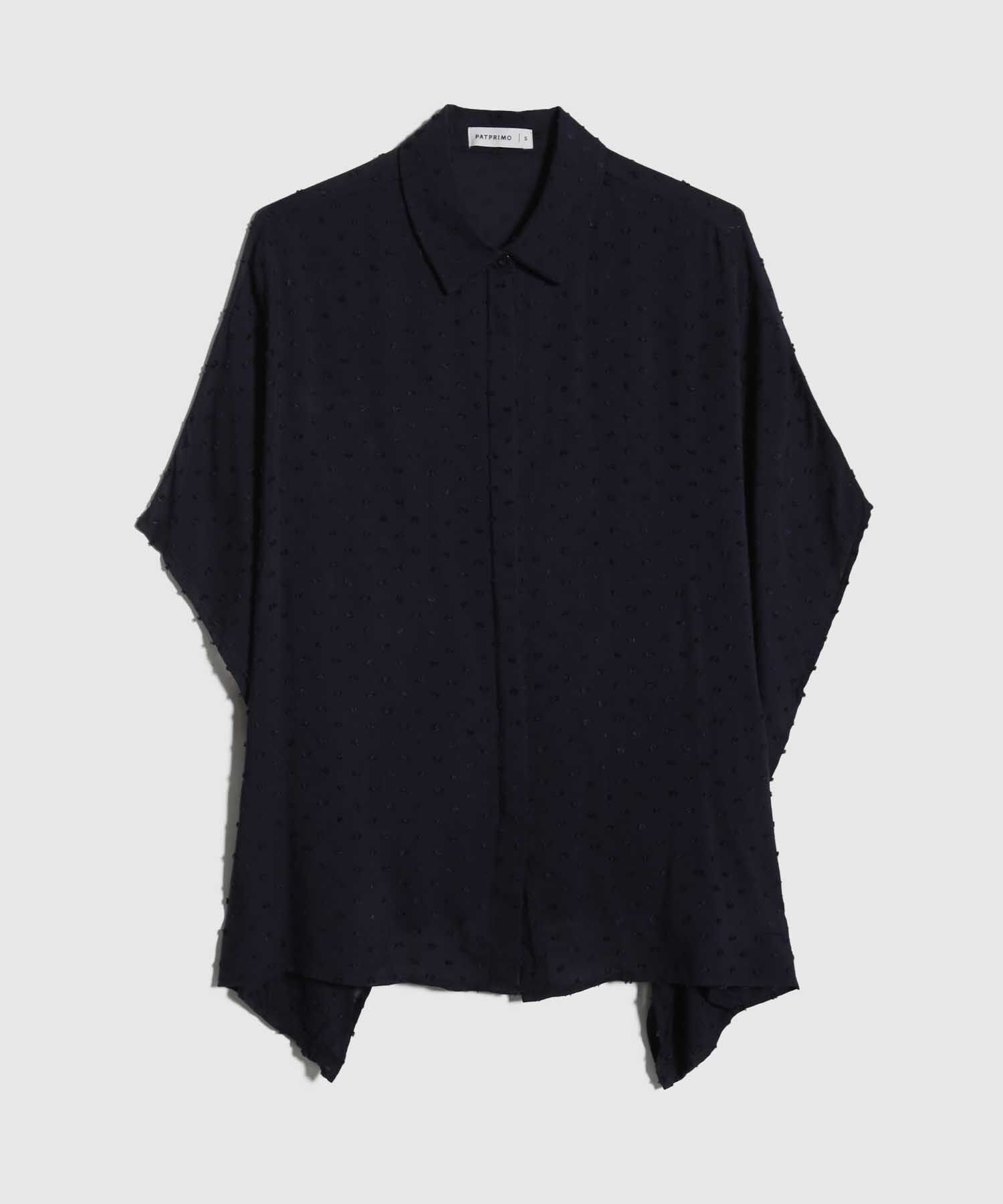 Camisa con Lunares en Tela