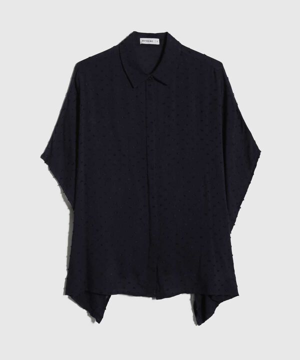 Camisa con Lunares en Tela