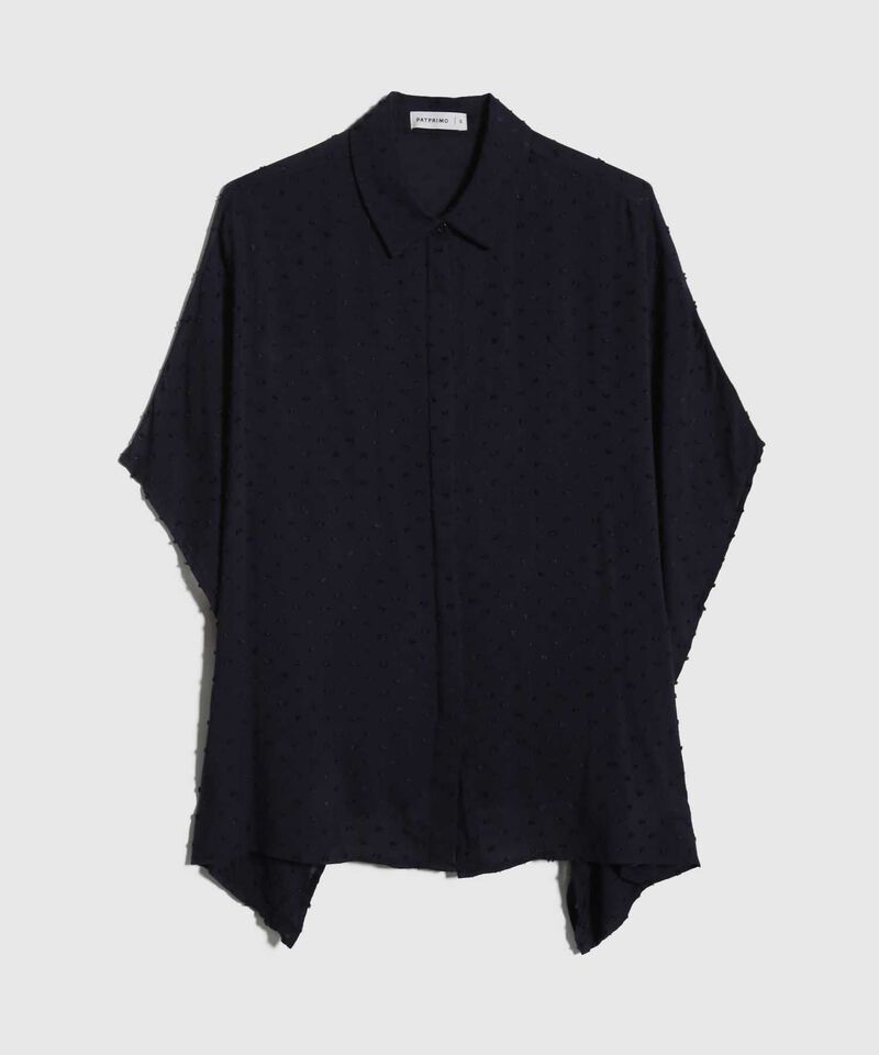 Camisa con Lunares en Tela