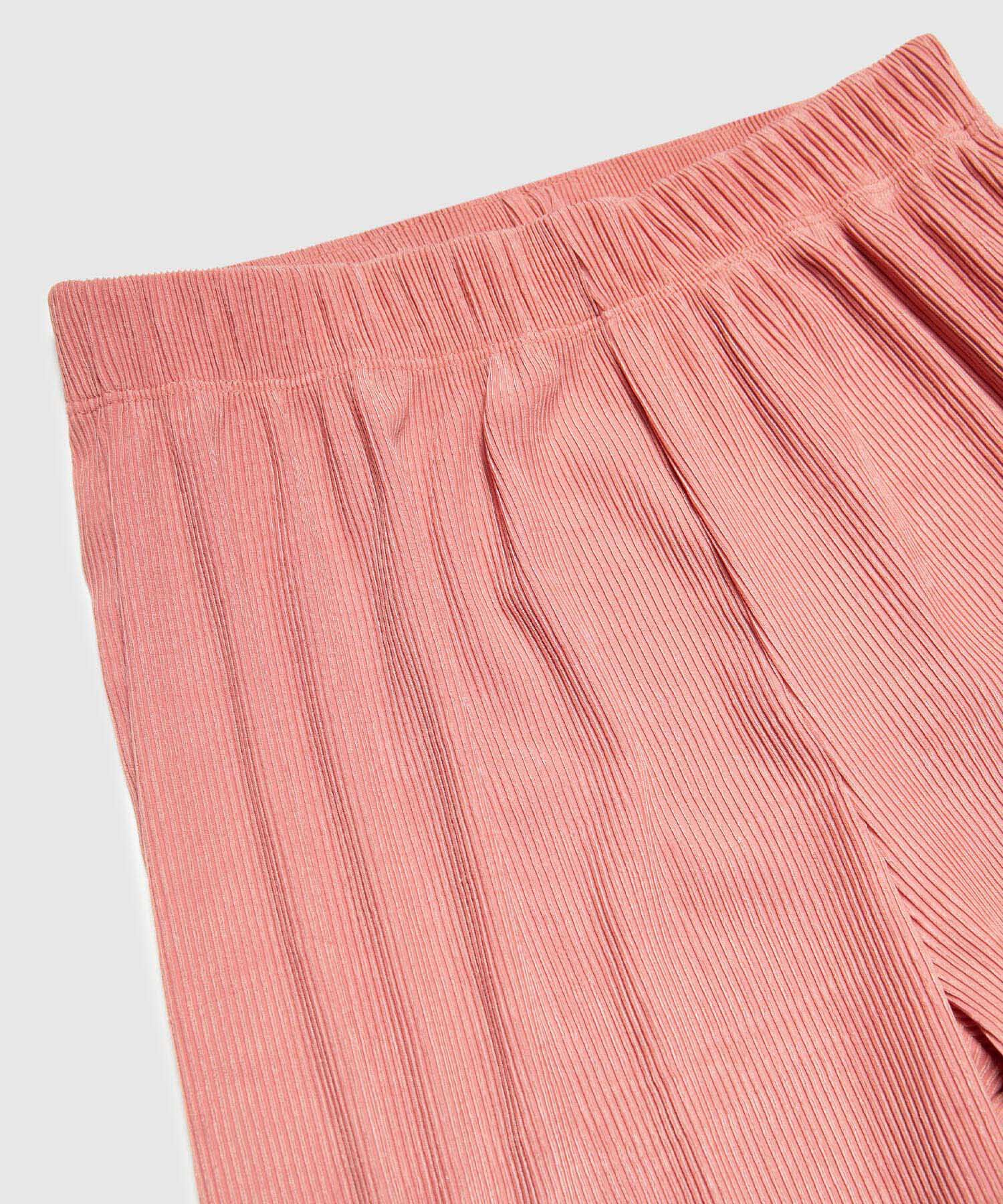 Pantalón Fluido Acanalado
