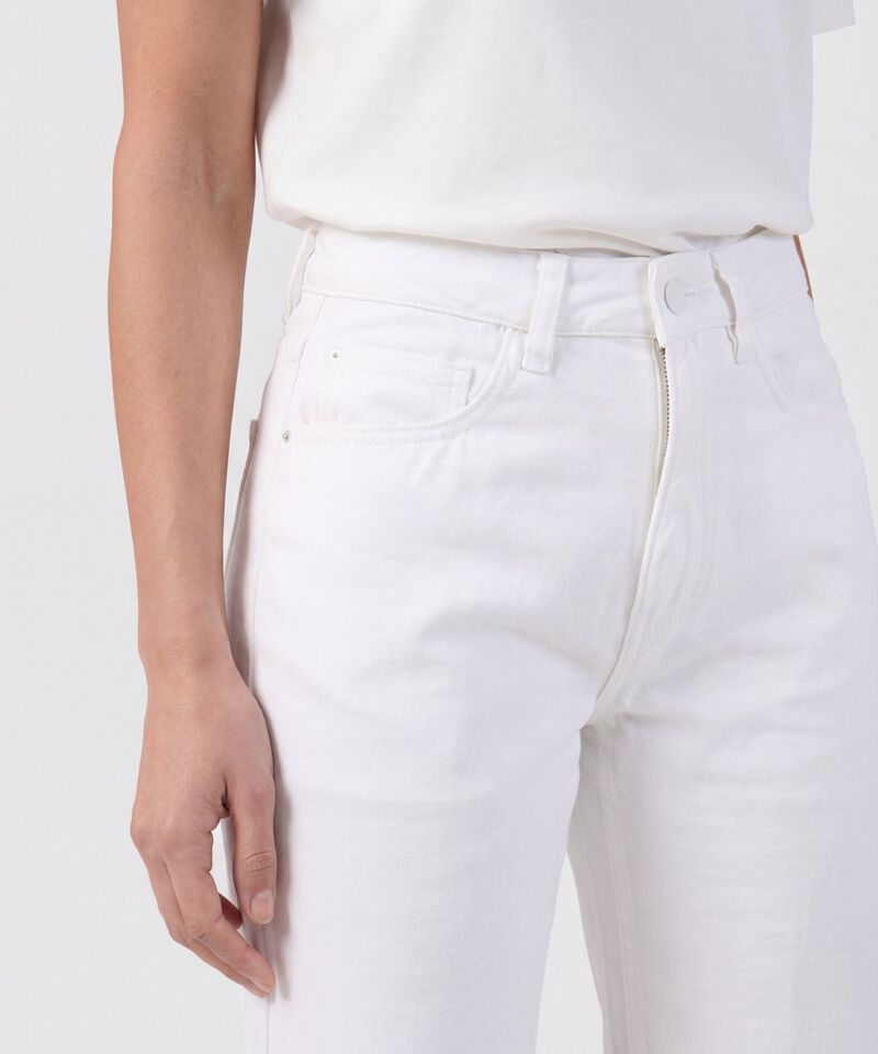 Jeans Wide Leg Tiro Alto Mujer