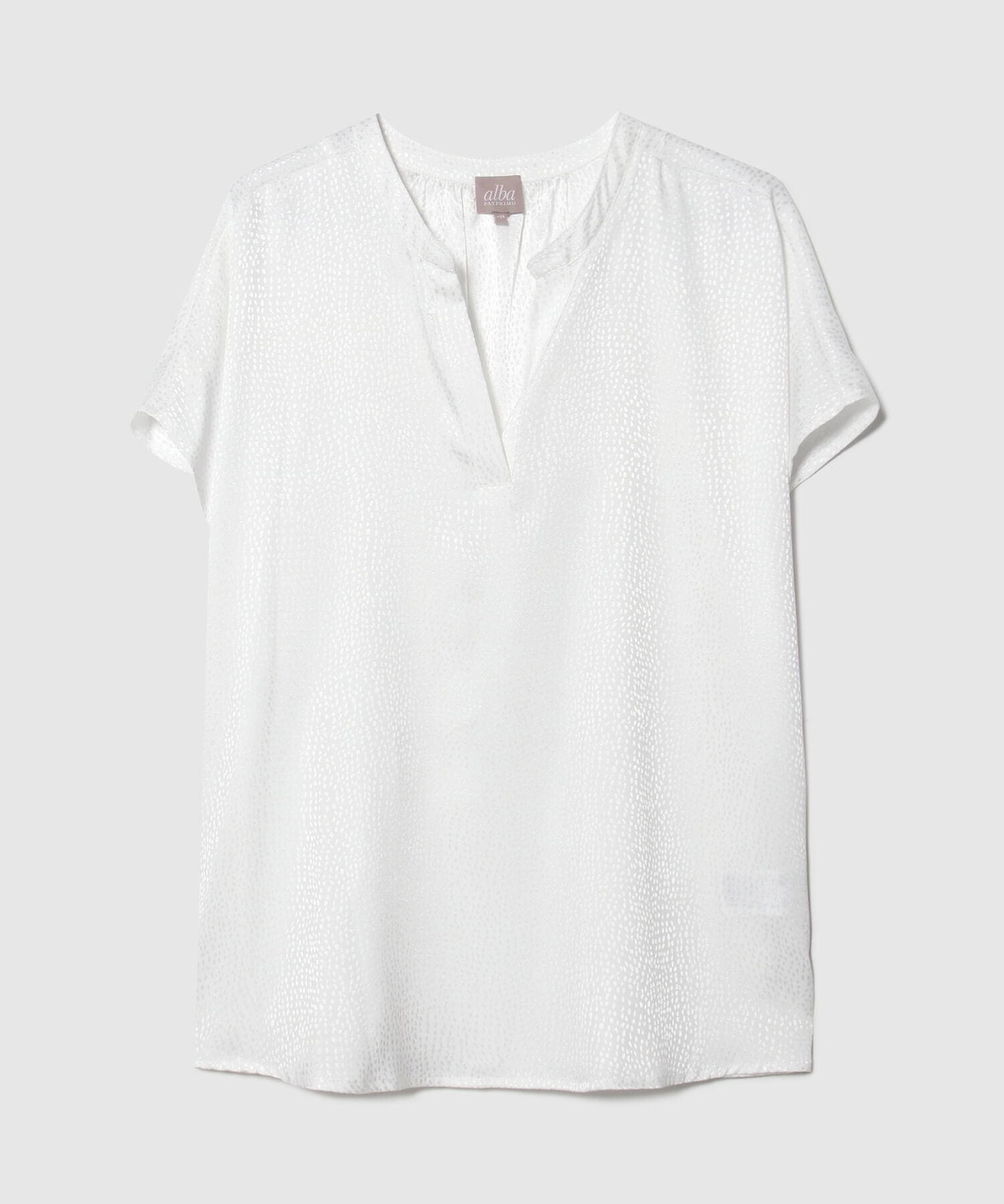 Blusa Manga Corta Texturizada
