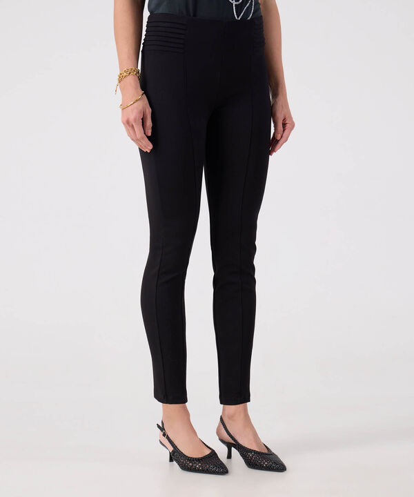 Leggings Unicolor Con Detalle  image number null