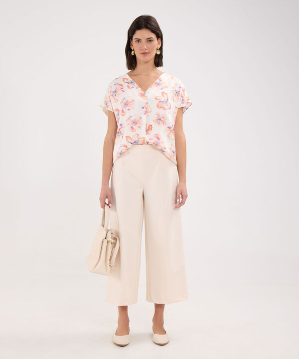 Blusa Estampado de Flores image number null