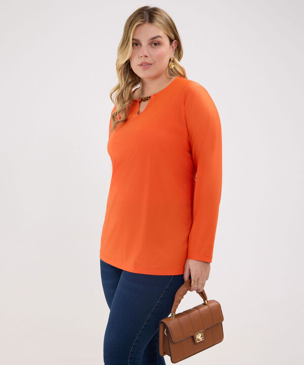 Camiseta Escote en V image number null