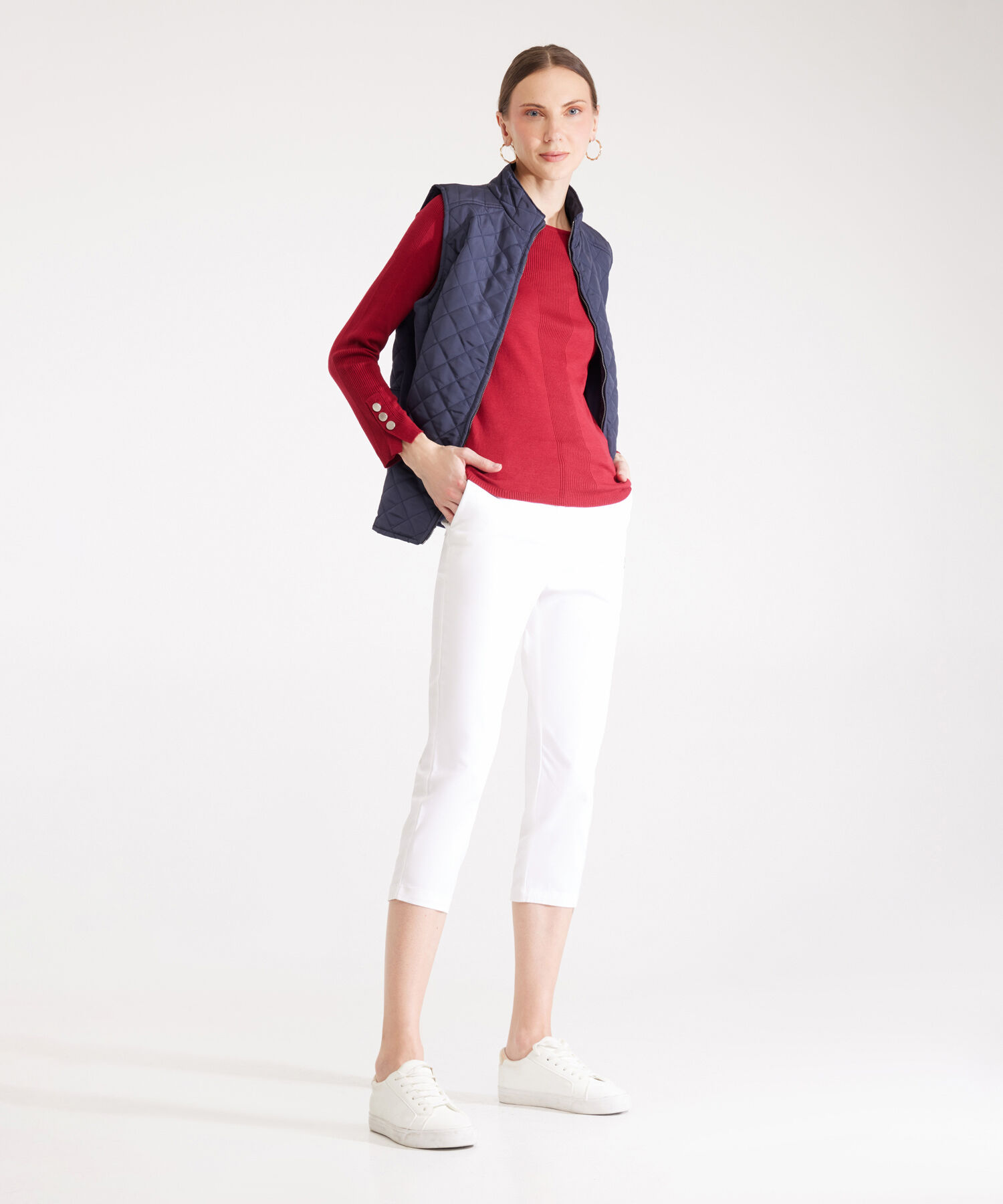 Pantalón Capri Unicolor