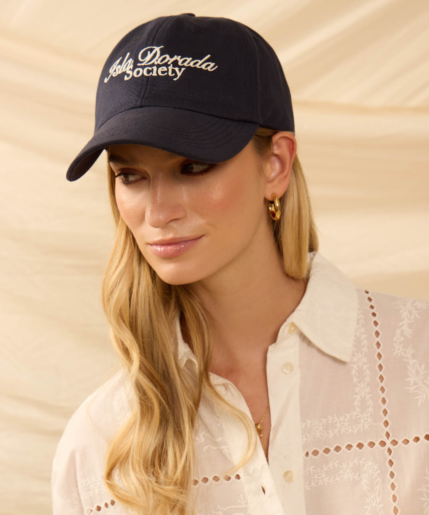 Gorra Deportiva Con Bordado Para Mujer