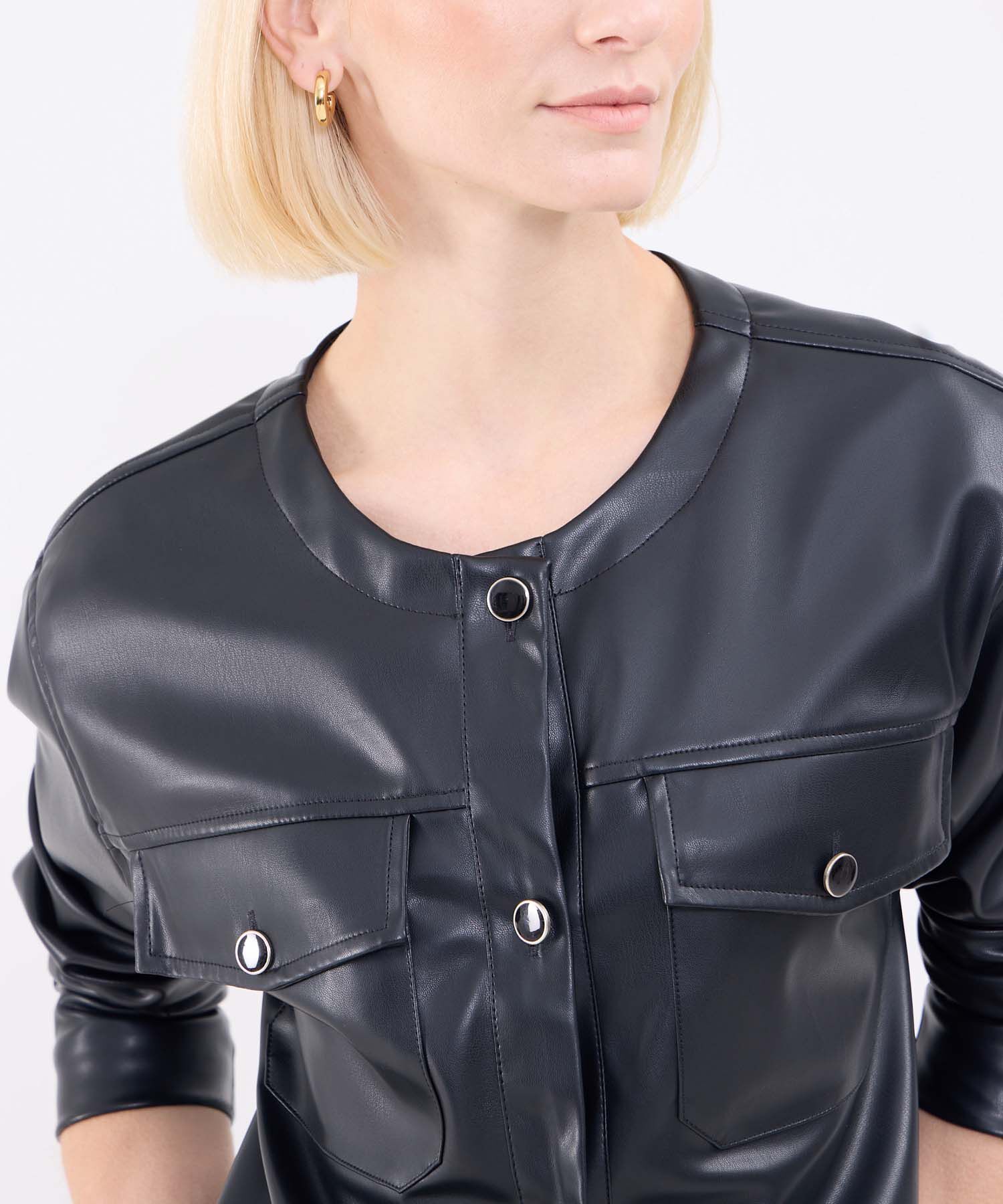 Chaqueta Casual Unicolor