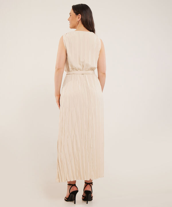 Vestido Largo Plisado image number null