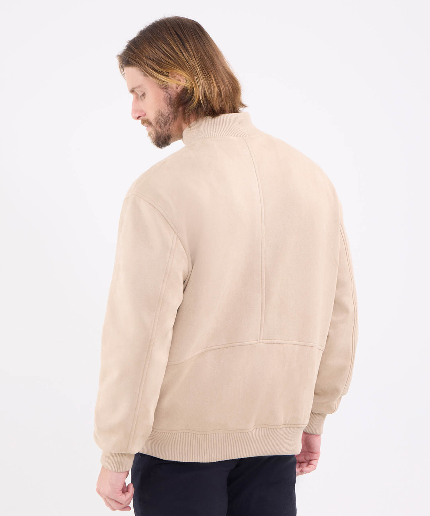 Chaqueta Cuello Alto Para Hombre
