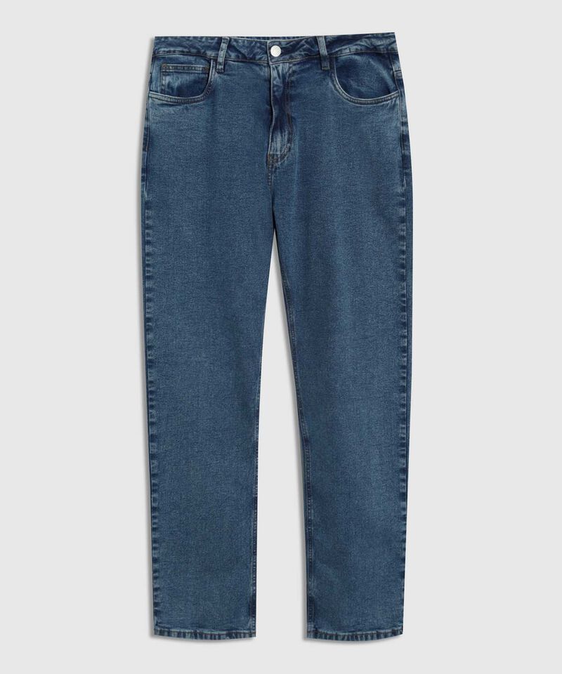 Jeans Regular Fit B&aacute;sico Para Hombre