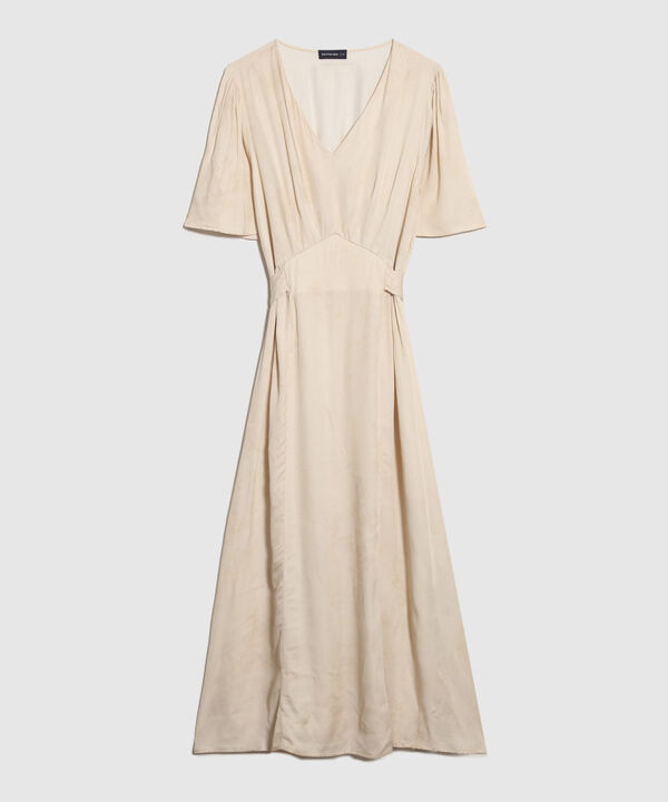 Vestido Estampado Escote en V
