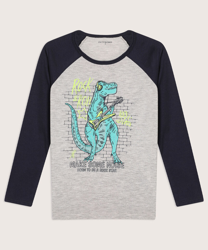 Pijama Camiseta Manga Larga