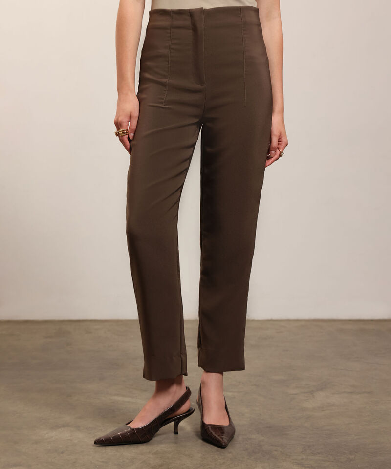 Pantalon Tiro Alto Para Mujer