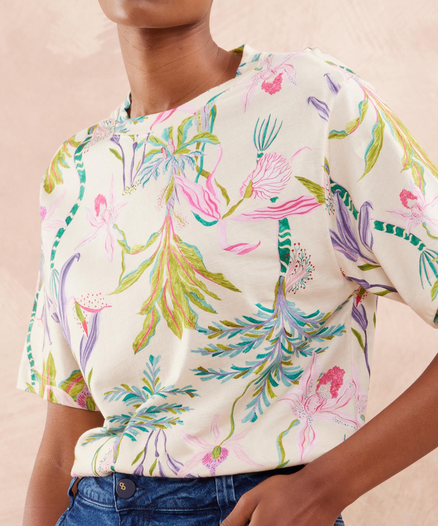 Camiseta Manga Corta Estampada