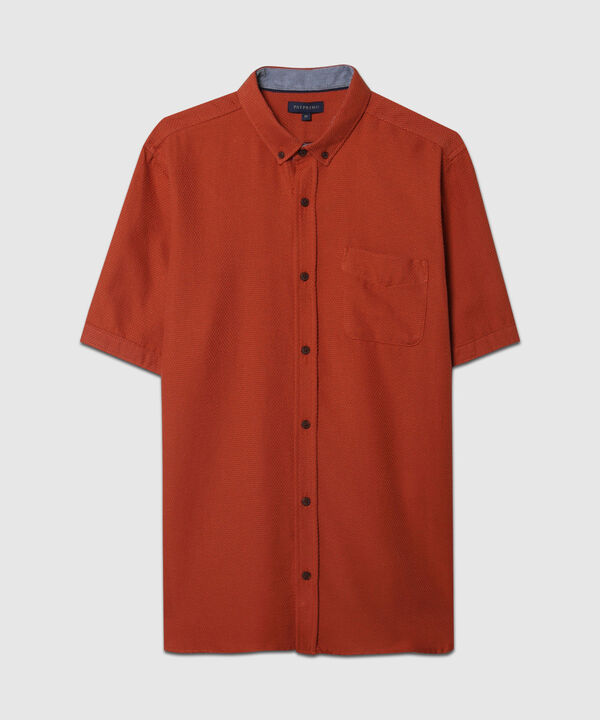 Camisa Manga Corta Con Bolsillo