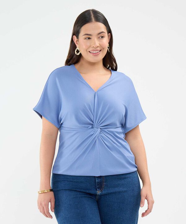 Camiseta con Anudado image number null