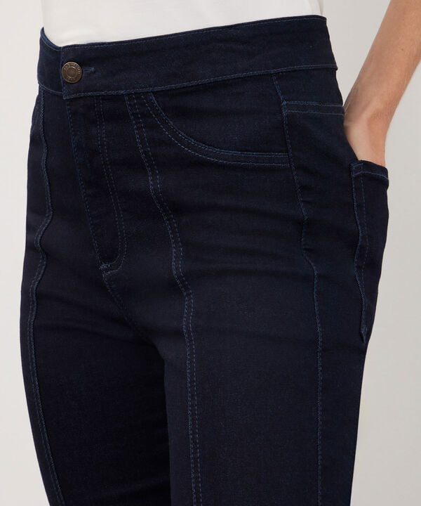 Jean Jegging Cortes Tono Azul Raw