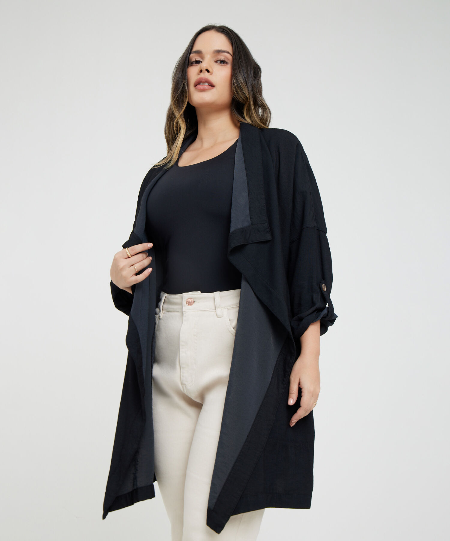 Chaqueta Manga Larga Con Charretera