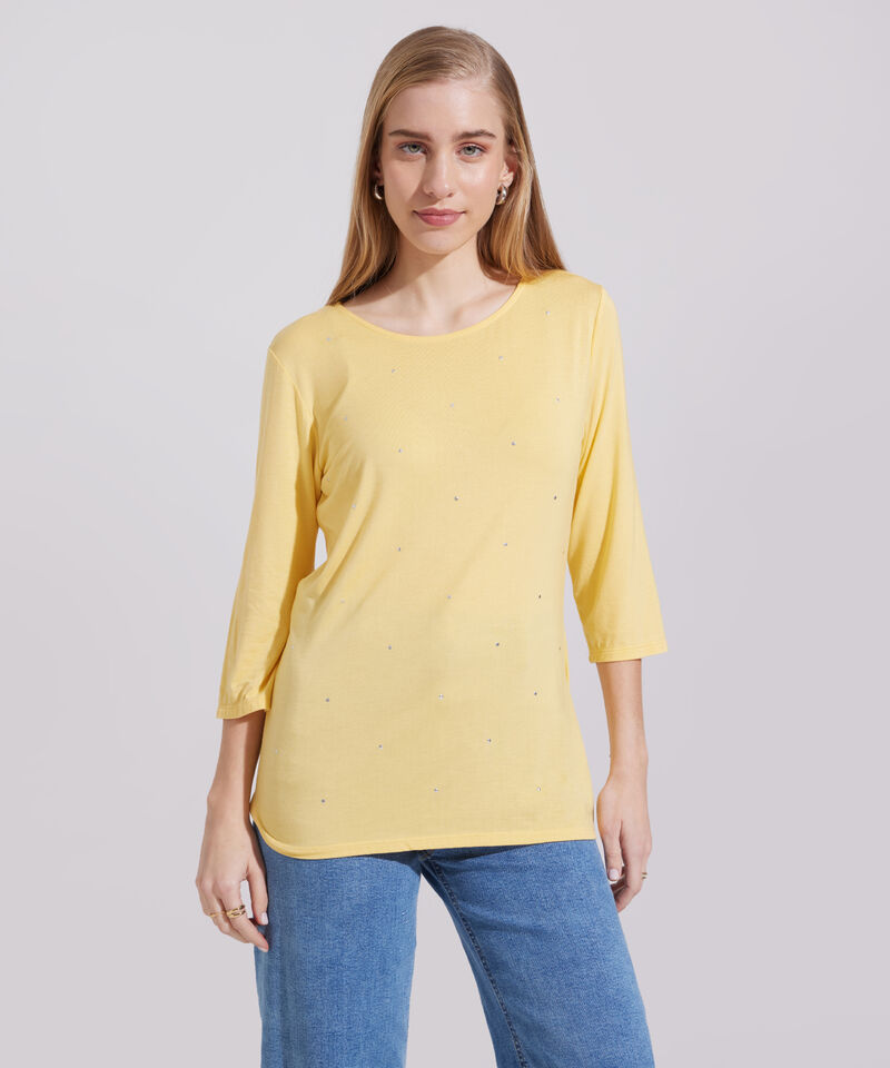 Camiseta con brillos