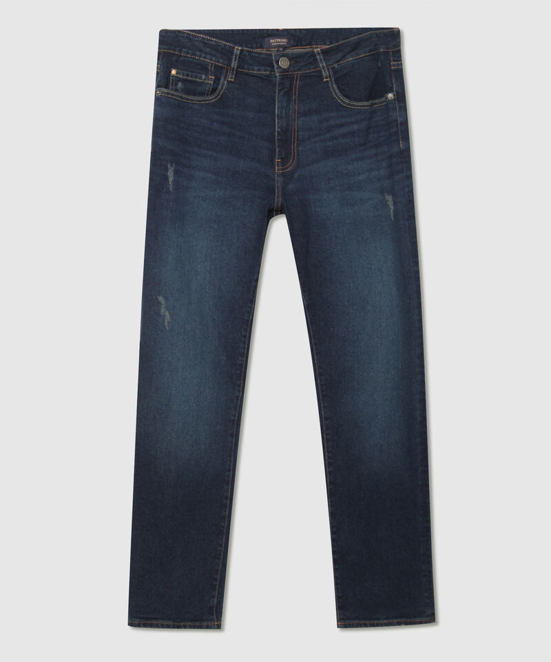 Jean Regular Tapper Tono Azul Oscuro