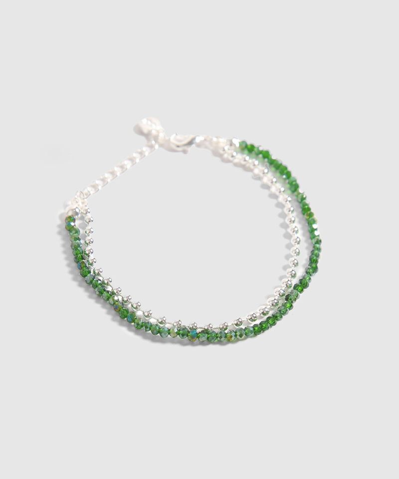 Pulsera Doble con Brillos