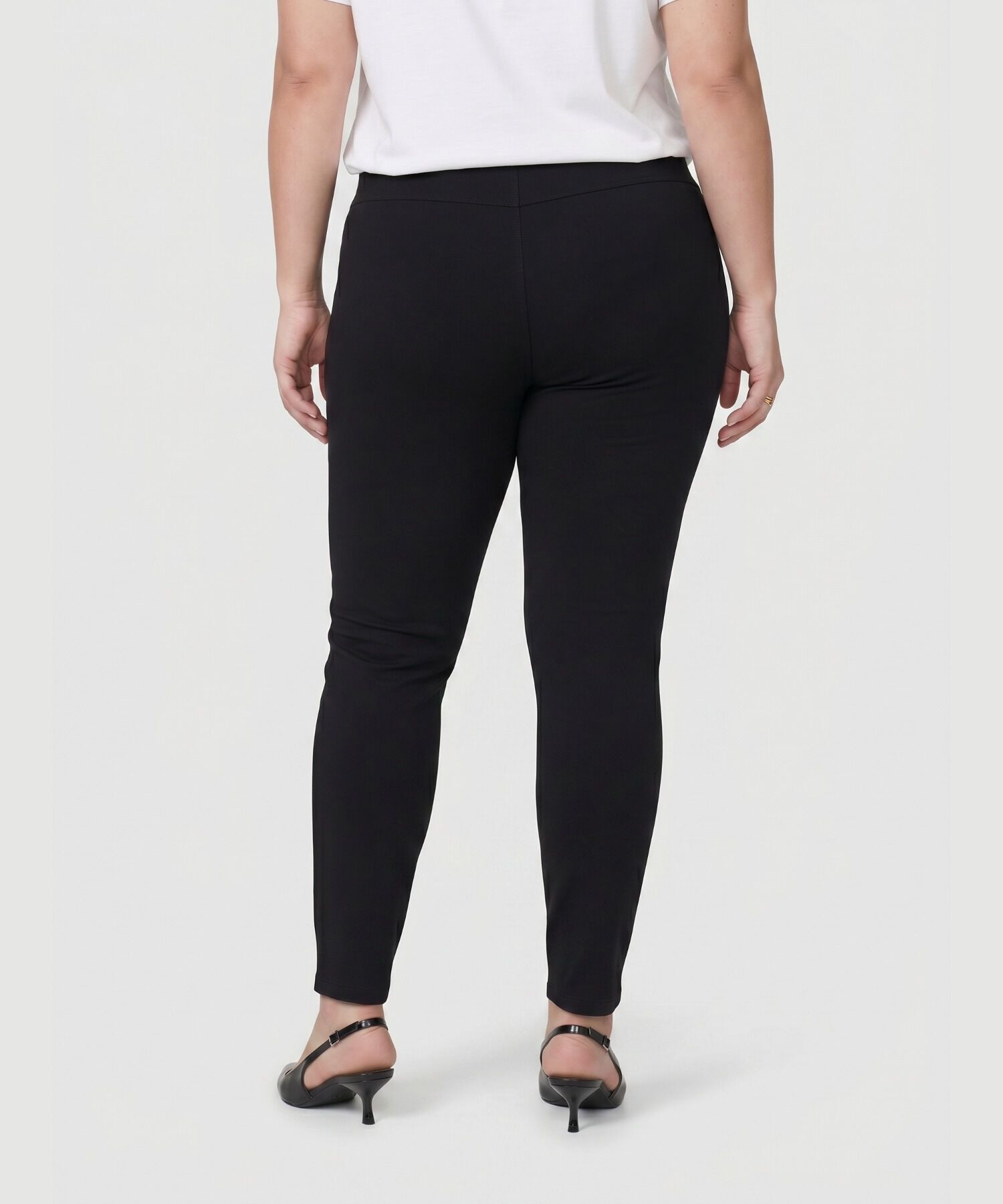 Leggings B&aacute;sico Ajustado Para Mujer Curvy