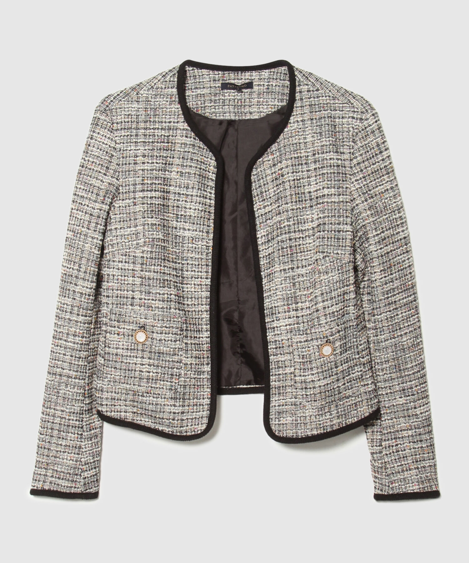 Chaqueta Tipo Chanel en Jacquard