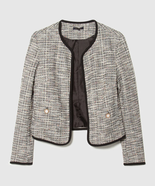 Chaqueta Tipo Chanel en Jacquard