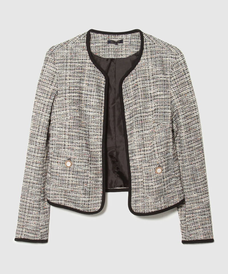 Chaqueta Tipo Chanel en Jacquard