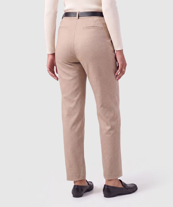 Pantal&oacute;n Chino Con Cintur&oacute;n Mujer