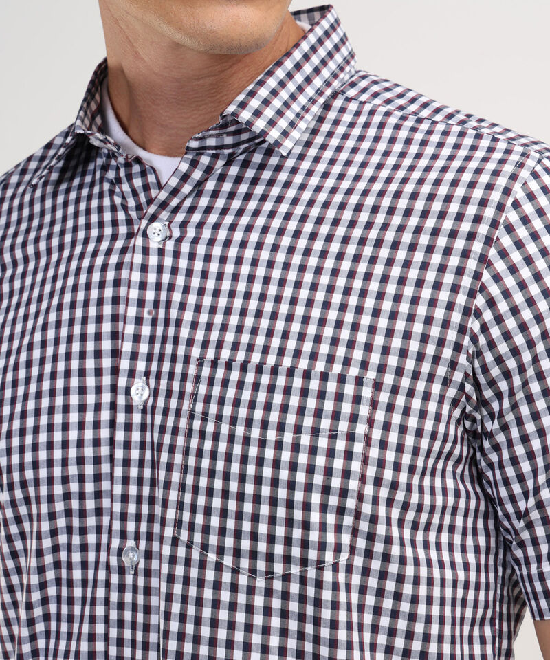 Camisa Manga Corta Preteñida Regular Fit
