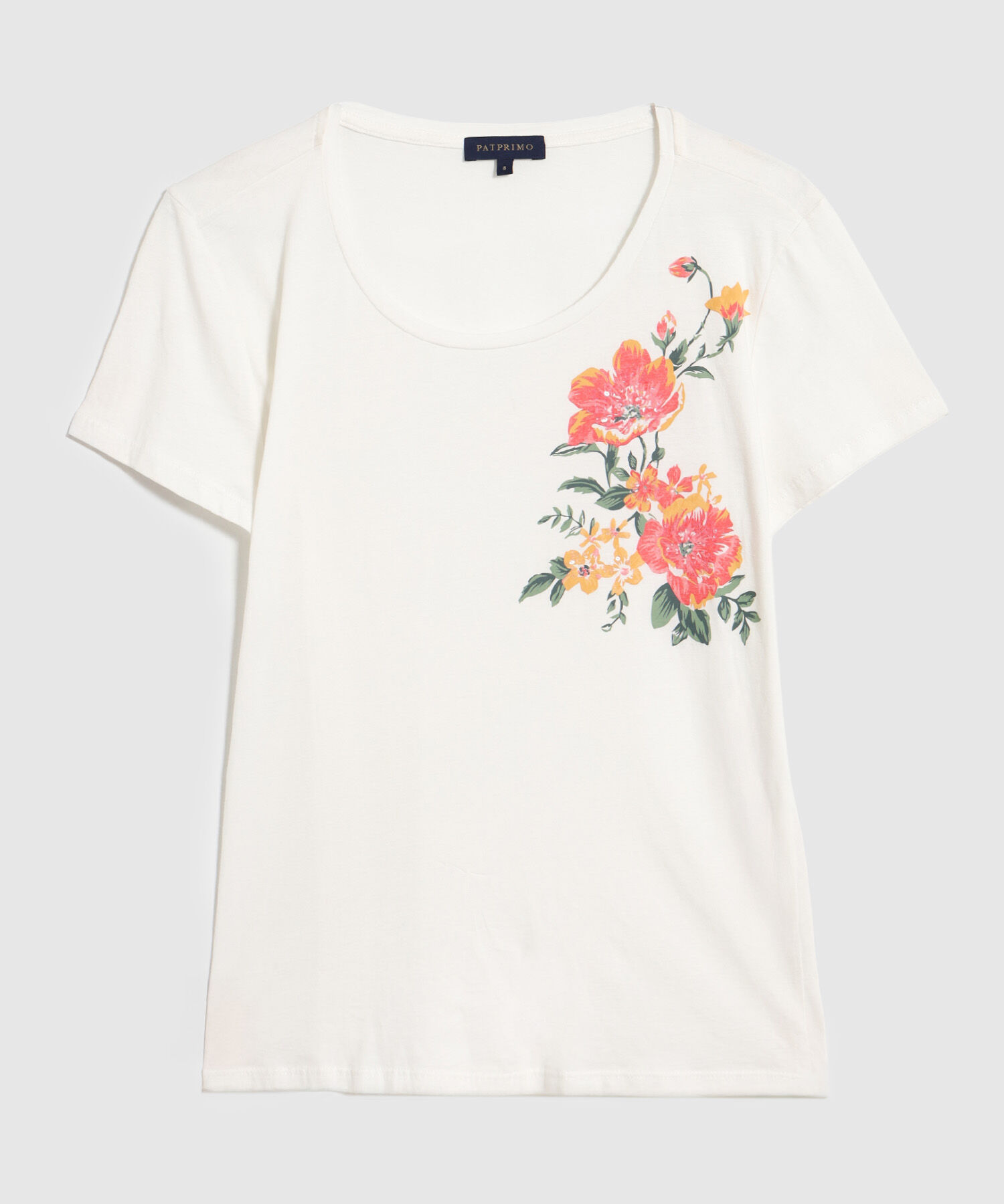 Camiseta Estampado Floral
