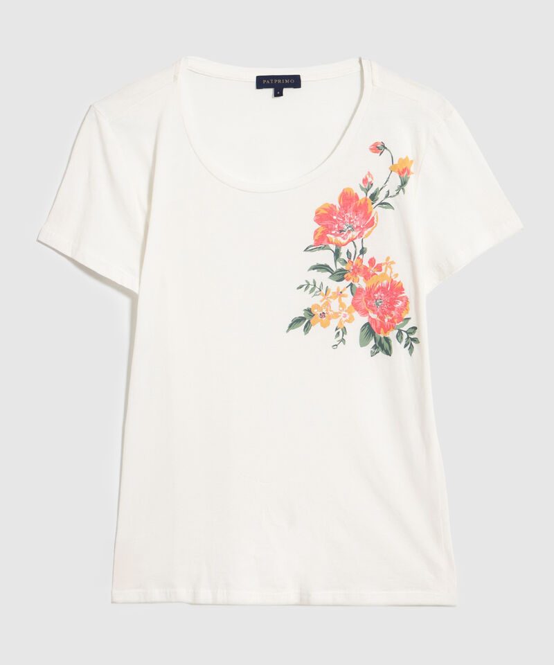 Camiseta Estampado Floral