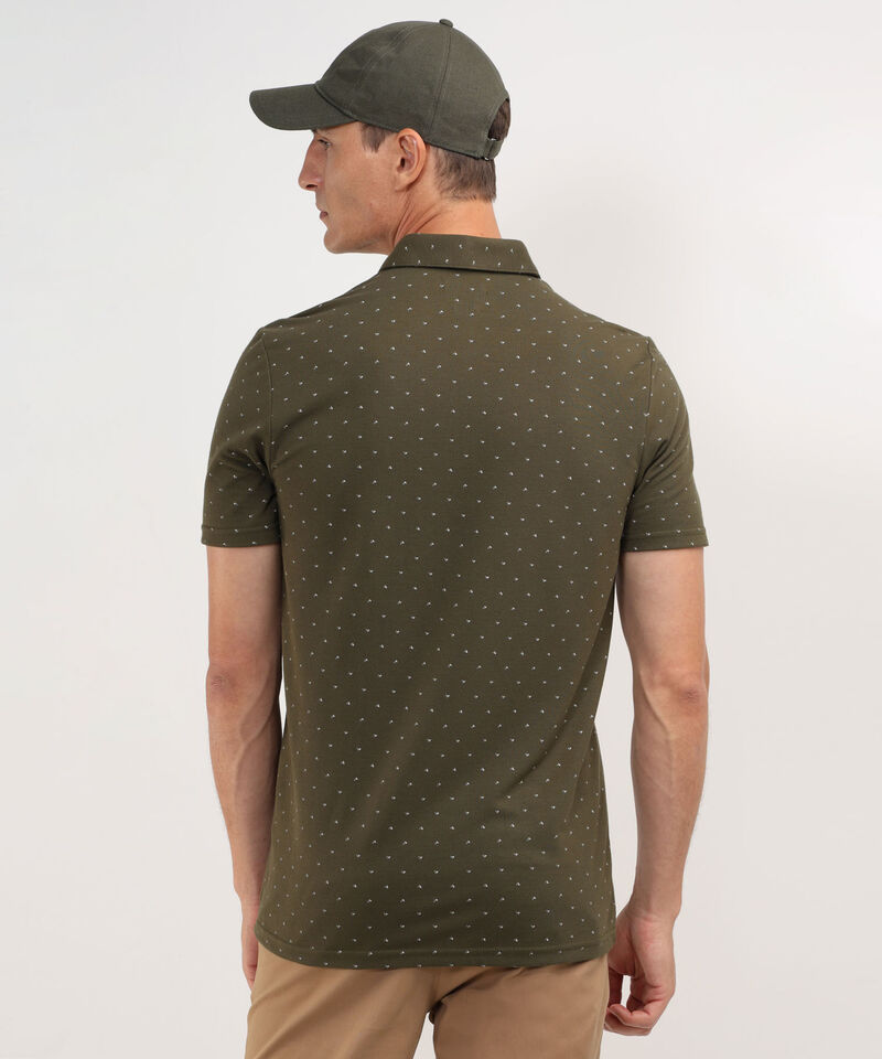 Polo Cuello Maquina Estampada