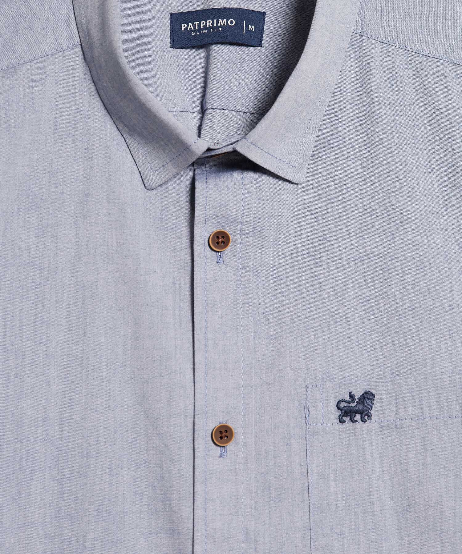 Camisa en Efecto Rústico