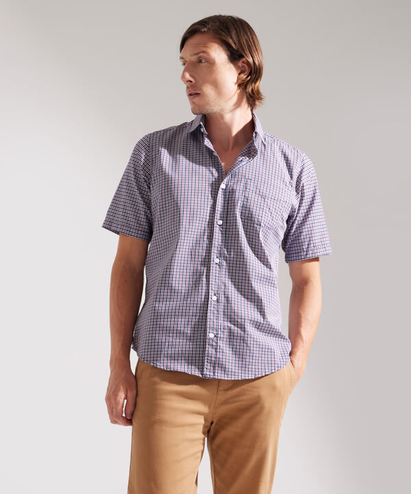 Camisa Manga Corta a Cuadros
