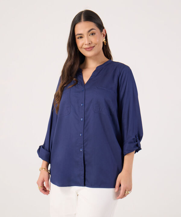 Blusa Escote En V image number null