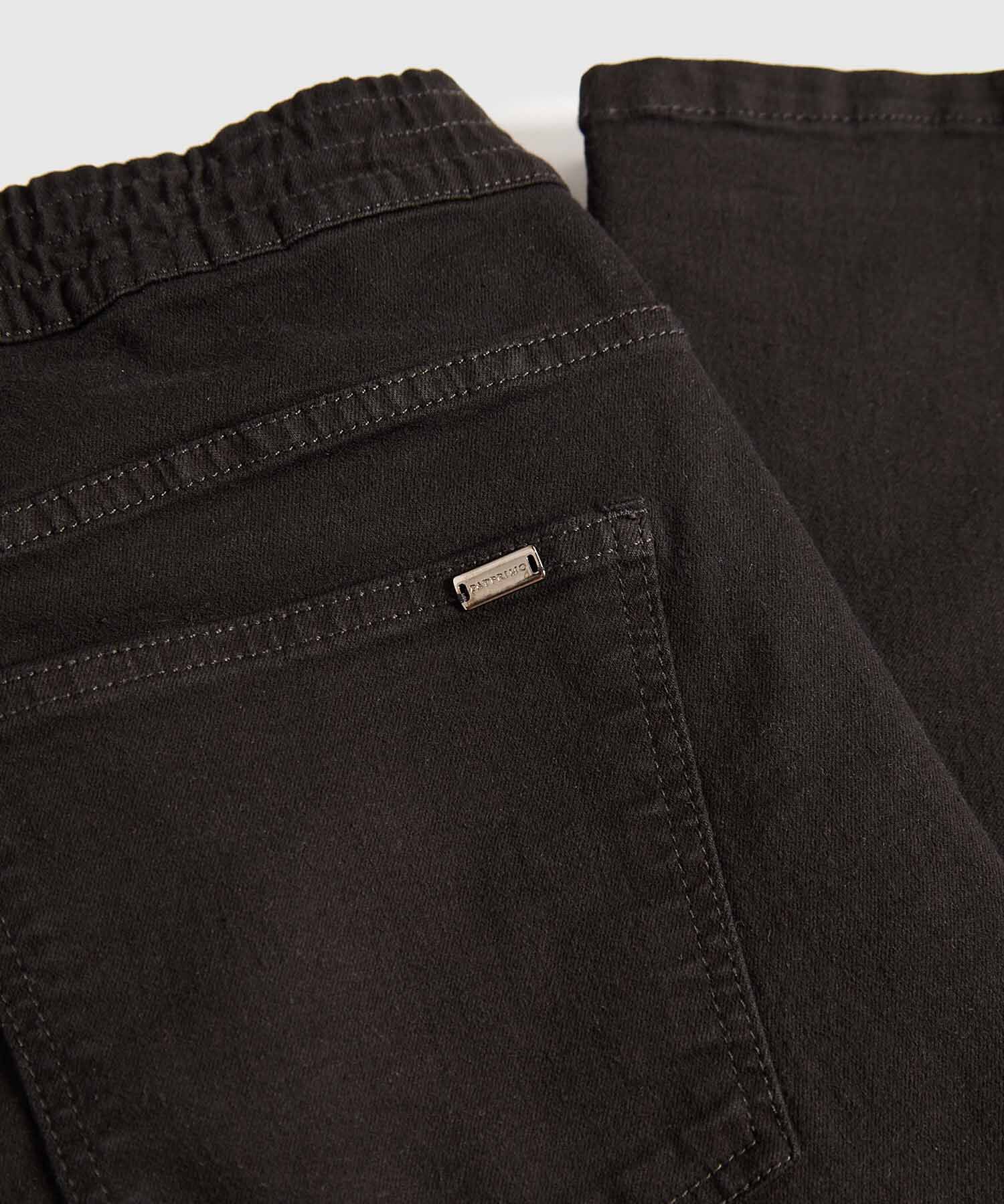 Jean Straight Crop Con Pedreria Para Mujer