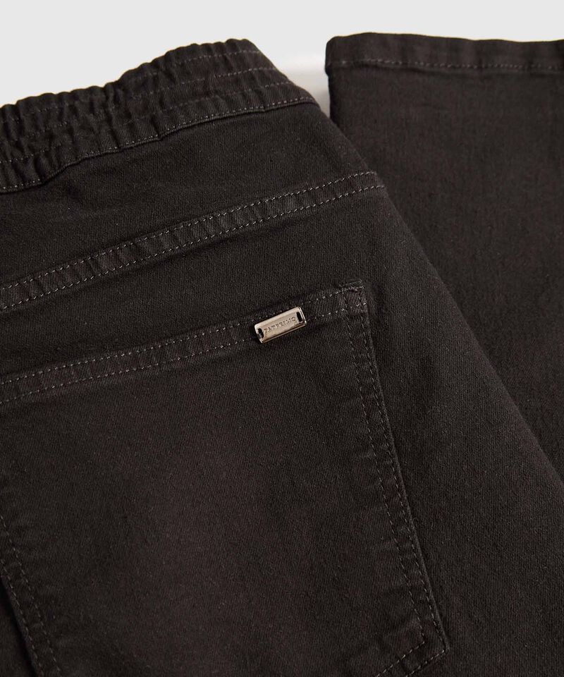 Jean Straight Crop Con Pedreria Para Mujer