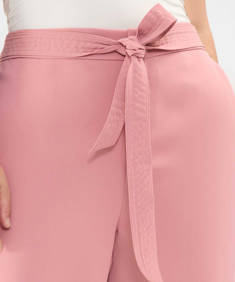Pantalón Fluido con Cinturón