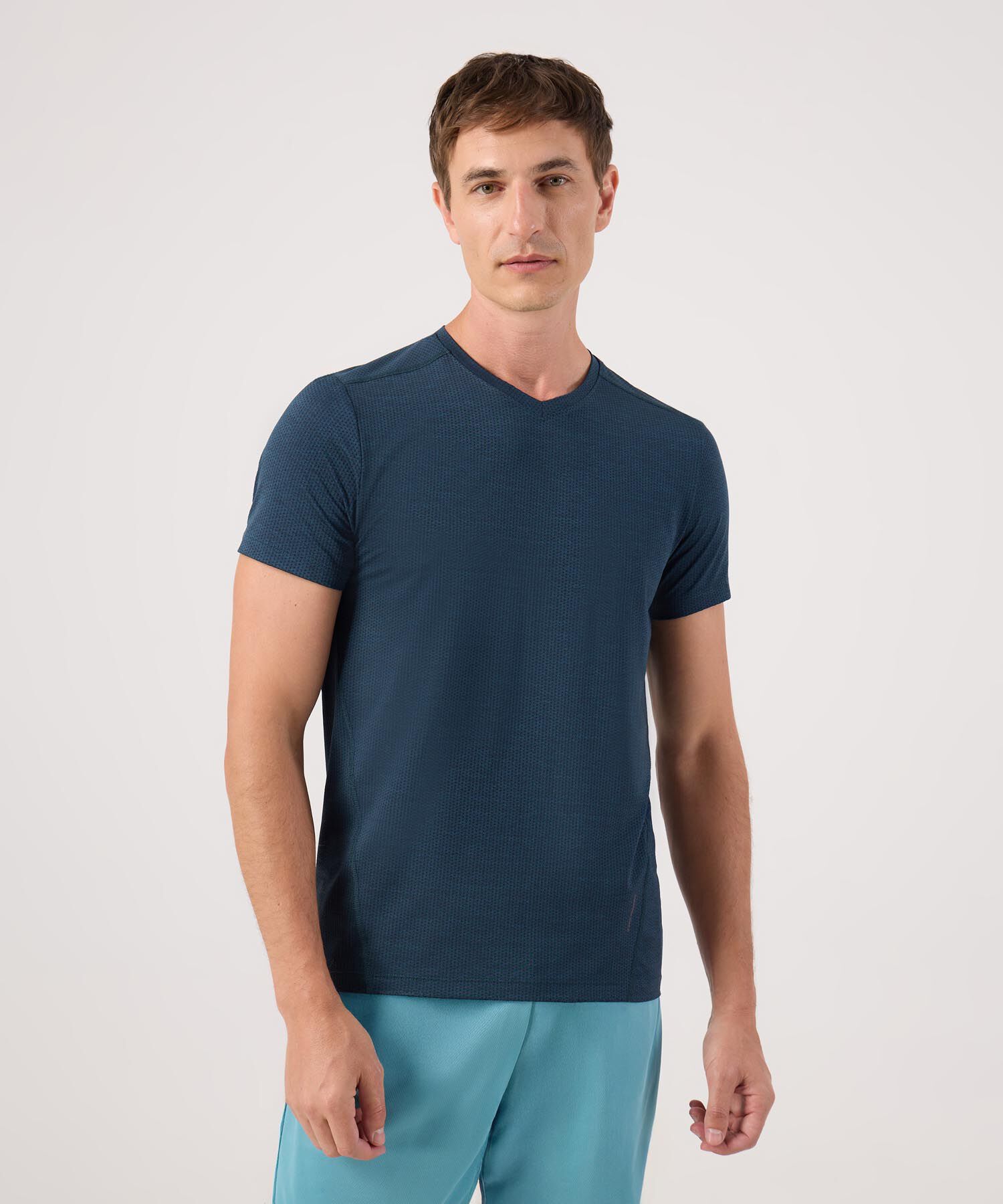 Camiseta Manga Corta Jaspeada