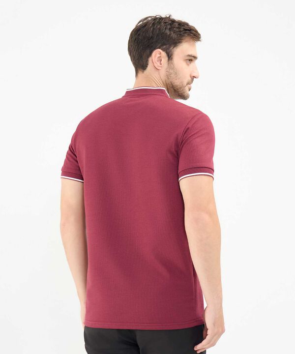 Polo Cuello Mao con Rayas