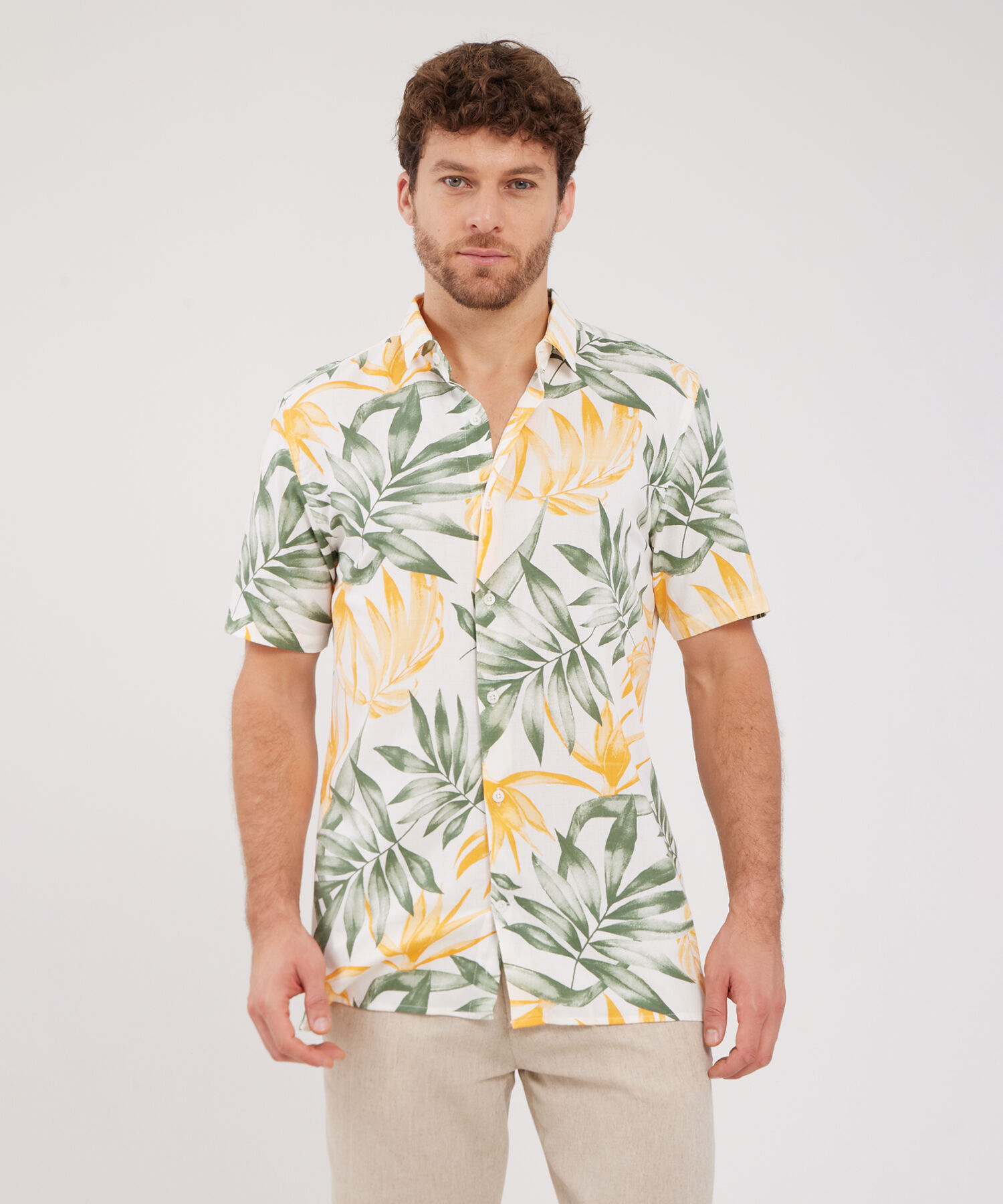 Camisa Manga Corta Estampada