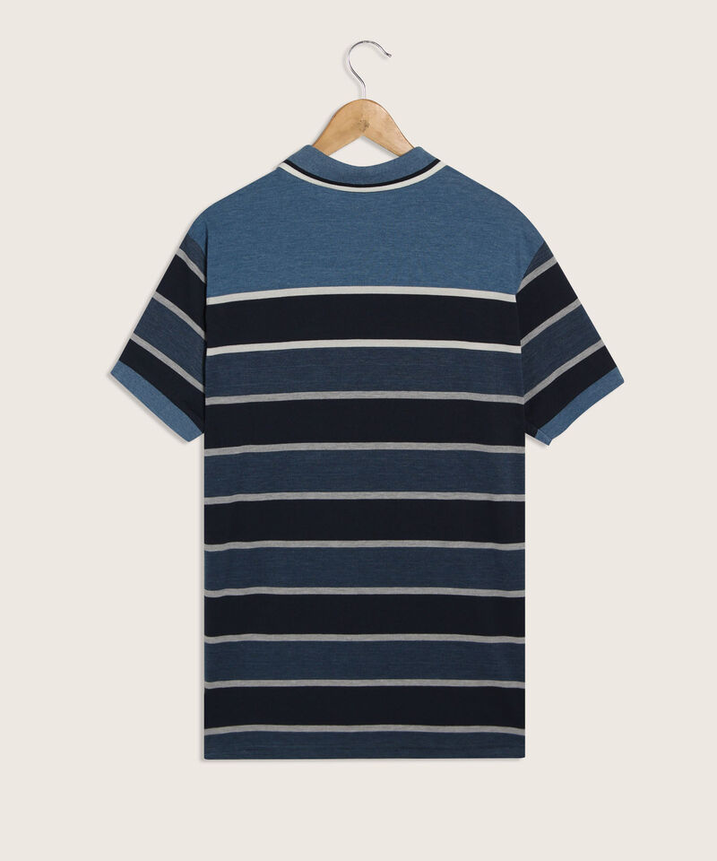Polo Cuello Tejido  Preteñido